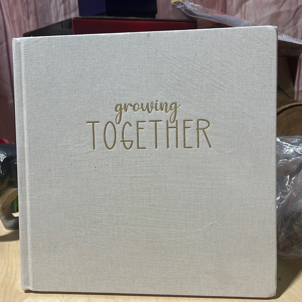 Unsealed - New  GROWING TOGETHER Pregnancy Journal & Baby Memory Book